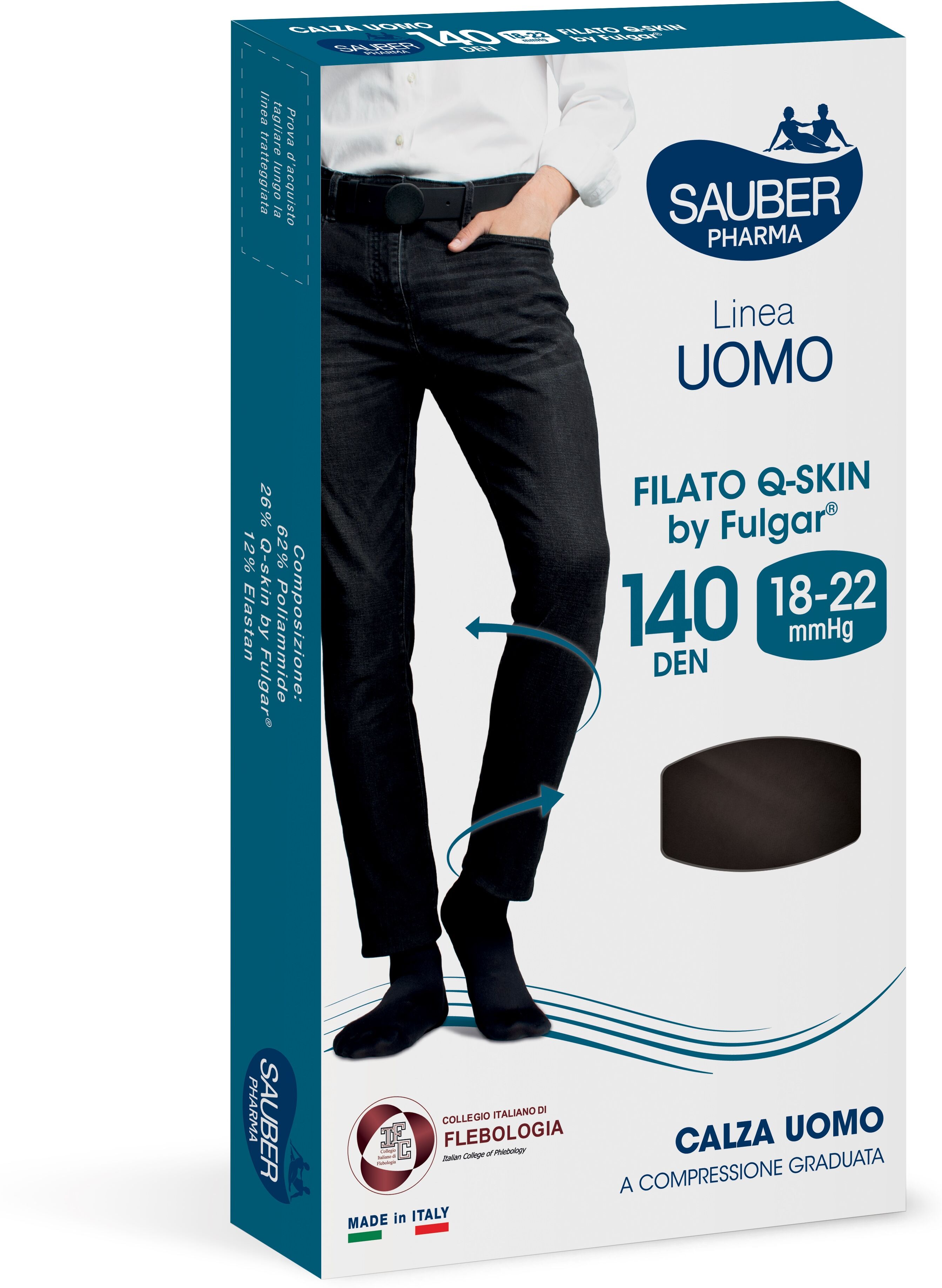 Sauber Uomo Q-Skin 140 Blu M