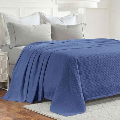 Home City, Inc. Jena Blanket, Twin, Blue