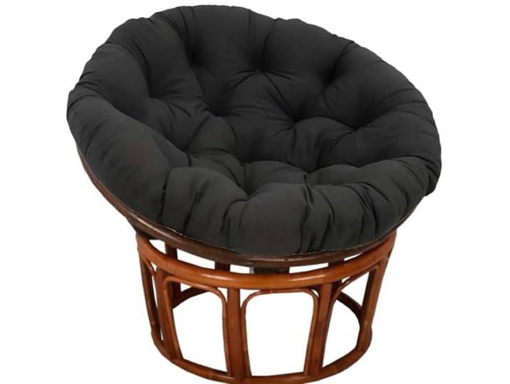 SDNAM Outdoor Wasserdicht Runden Kissen für Hängesessel/Schaukelstuhl - Verdickung Polyester+Baumwolle Sitzkissen, Gartenstuhl Polster & Bodenkissen(X14,160X160X10CM)