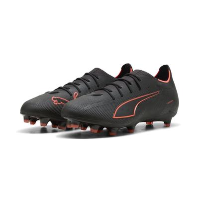 Fußballschuh PUMA "ULTRA 6 PRO FG Fußballschuhe Erwachsene", Herren, Gr. 44, schwarz rot, Obermaterial: Synthetik, Textil. Futter: Synthetik, Textil. Innensohle: Textil. Laufsohle: Synthetik, Schuhe Fußballschuh