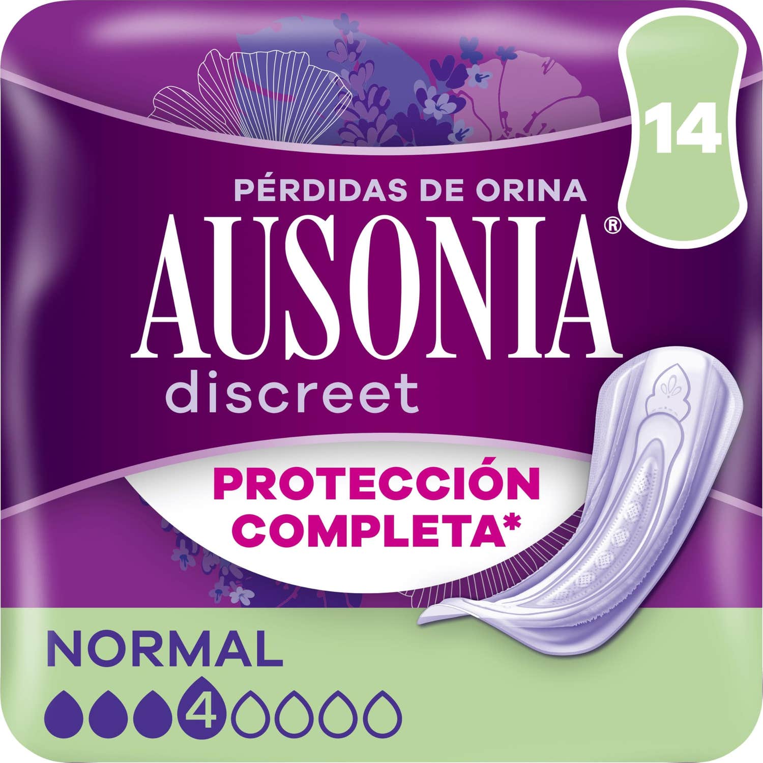 Ausonia Discreet Normal 14 uds