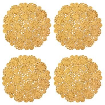 Daisy Tech Caravan Daisy Jute Placemats - Set of 4