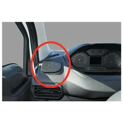 Brodit Heavy Duty ProClip Peugeot Rifter Bj. 19-21, Smartphone Halterung, Schwarz