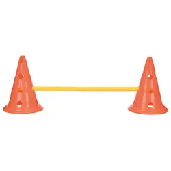TRIXIE Pylonen-Hindernis-Set, 3 St., ø 23 × 30 cm/78 cm, orange/gelb