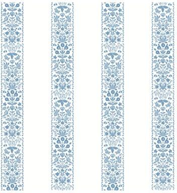 Rifle Paper Co. Estee Stripe Slate Wallpaper