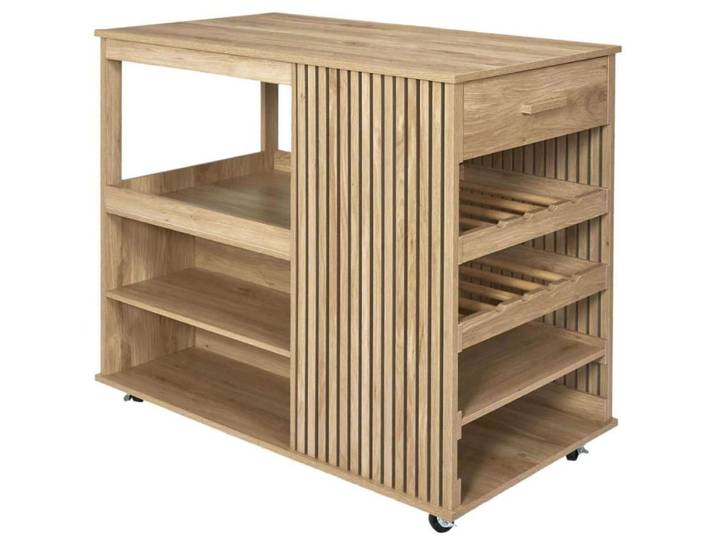 Ilot de cuisine en bois