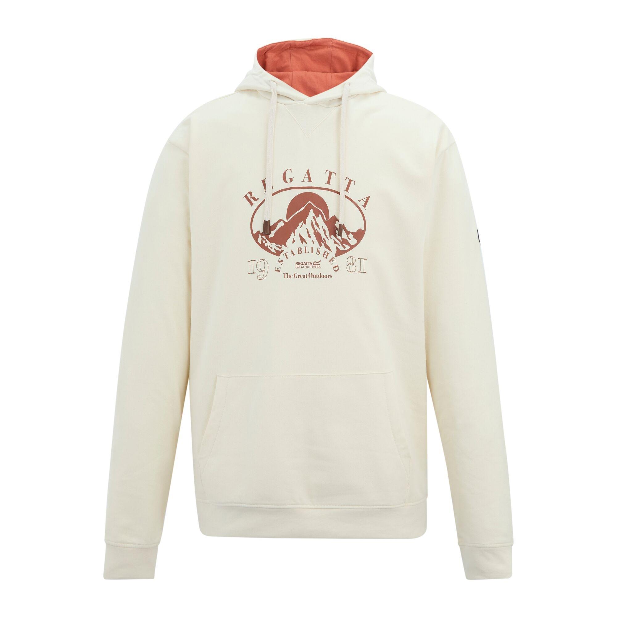 Regatta Heren Cline Mountain Hoodie (Witte steen/baksteen)