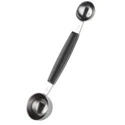 Doppelter Pariser Löffel 30Ømm aus Edelstahl, ergonomisch, leicht zu reinigen - Equipementpro