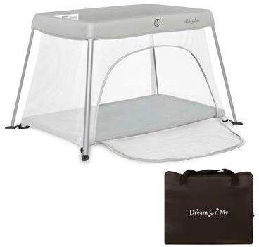 Dream On Me Travel Light Playard with Mesh Zipper Door