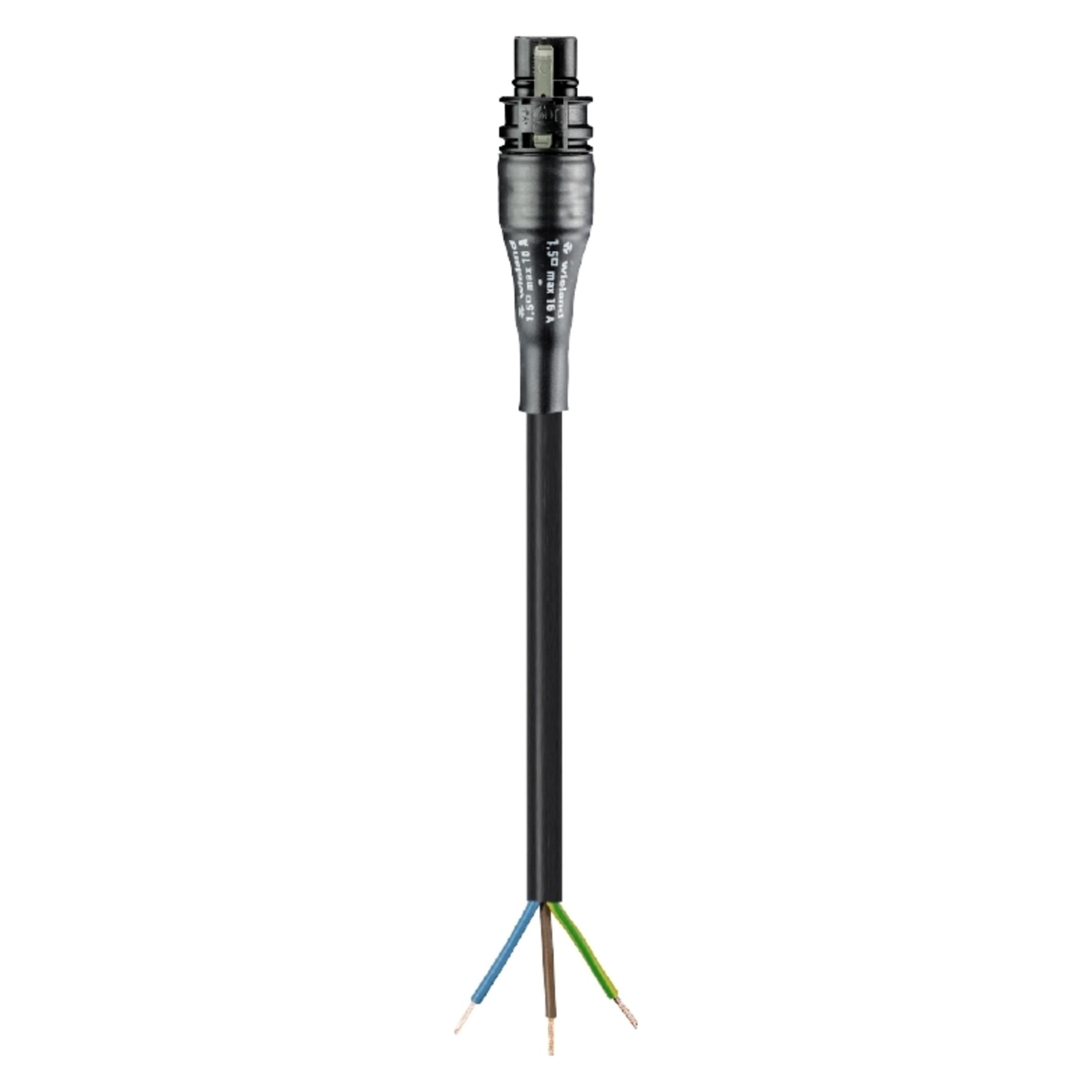 Wieland Electric 96.232.9034.1 Anschlussleitung Schwarz (9 m) (RST20I3K1-S1590SW-Wieland-)