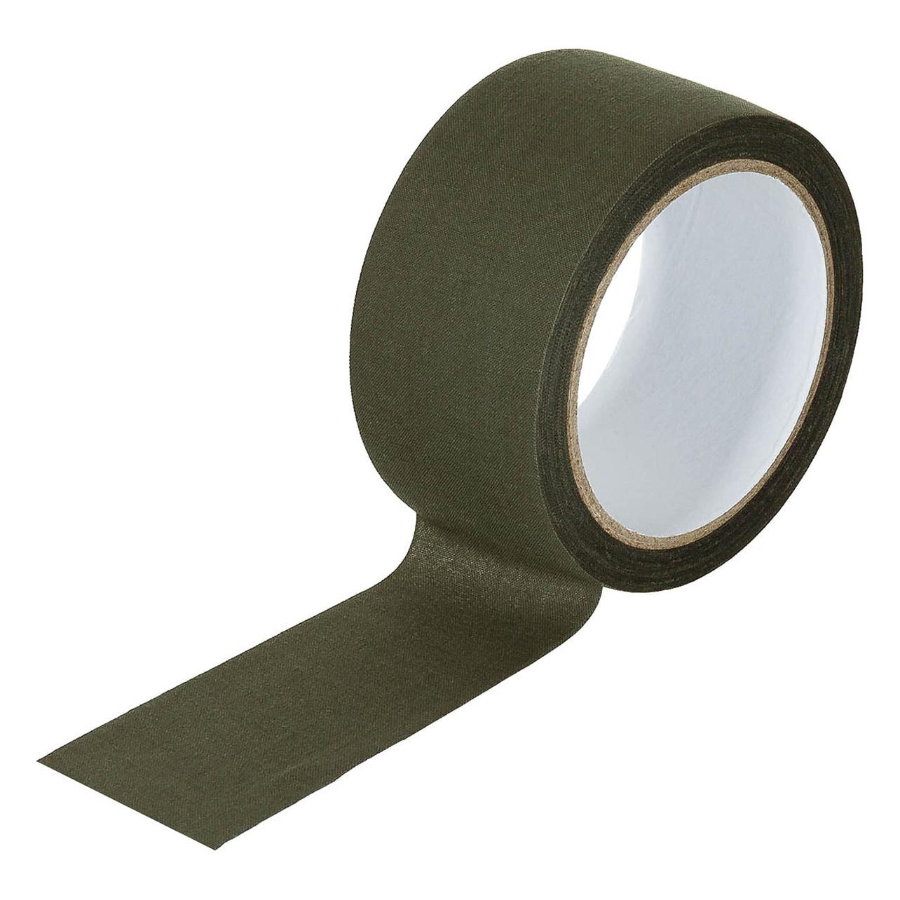 Mfh Klebeband Gewebe, 5 cm x 10 m, oliv (50 mm) (28311B)