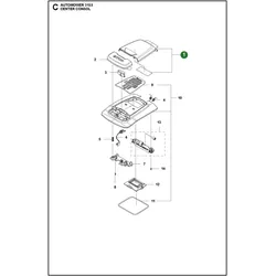 Original Husqvarna Klappe Bedieneinheit schwarz für Automower 315X