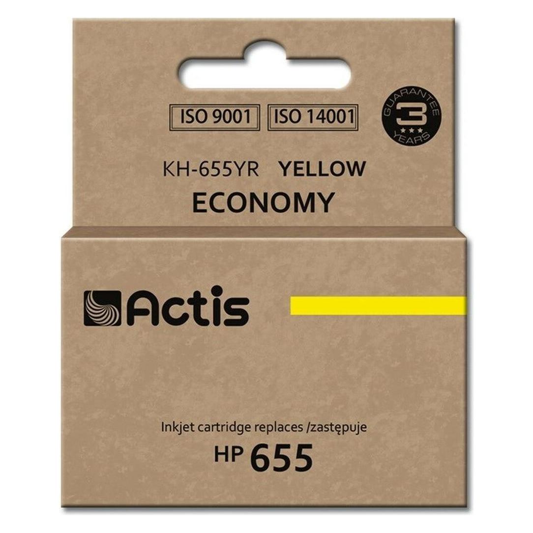 Factis yellow ink cartridge for HP 655 CZ112AE replacement  - Tintenpatrone (Y) (KH-655YR)