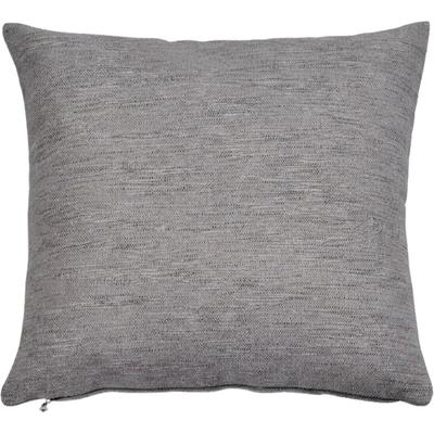 Dekokissen DONE. "JUNA", grau (anthrazit), B:50cm H:1cm L:50cm, Polyester, Dekokissen_Sitzkissen_Kissenhüllen, Weicher Chenille-Stoff