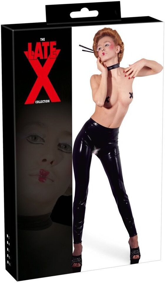 Late X Leggings en latex
