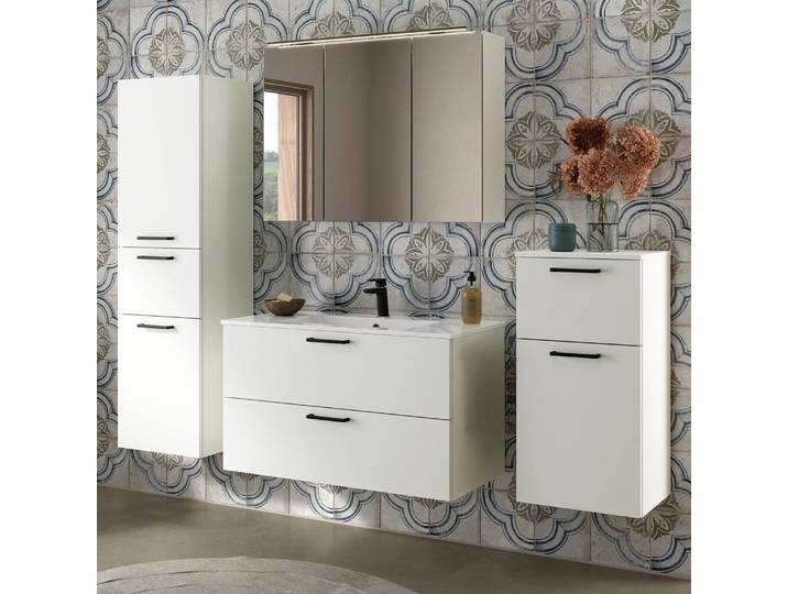 Badezimmerset MYBA XVII 4-teilig 190cm Weiß/Weiß