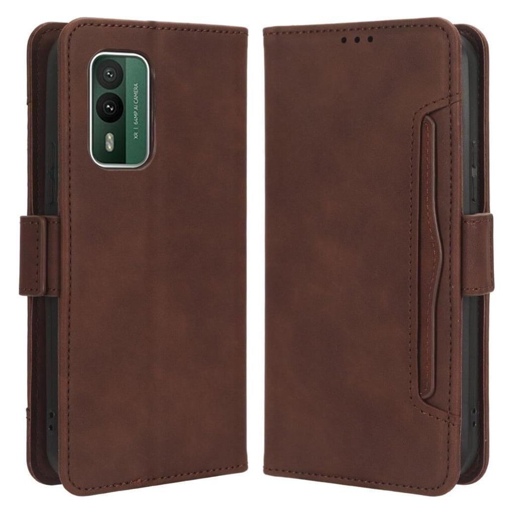 Cover-Discount Nokia XR21 - Etui mit vielen Kartenfächer braun (Nokia XR21) (660145749D)
