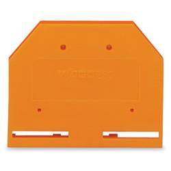 WAGO 280-302 Abschluss- und Trennplatte Orange 100 St.