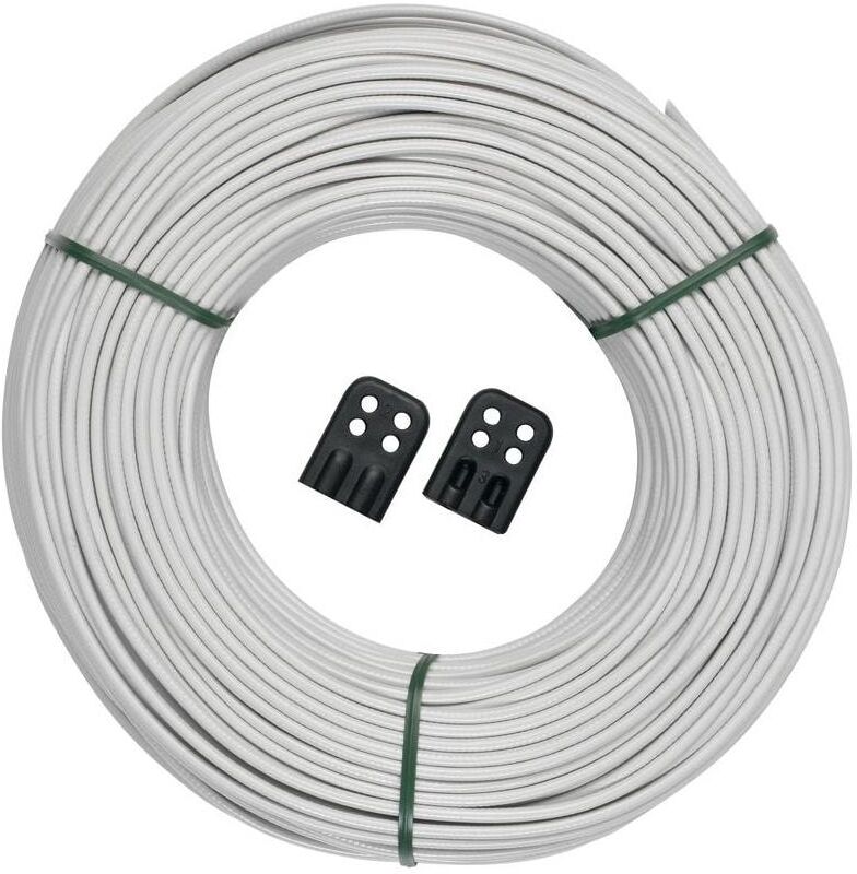 Wand-Wäscheleine BRABANTIA "Set 65 m", weiss (weiß), Kunststoff, Wäscheständer, Wand-Wäscheleine weiß Einheitsgröße