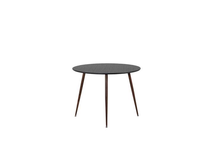 Furnlux Esstisch Plaza Schwarz 100x100x75 cm, 100x75x100 cm, Esszimmer, Esstische