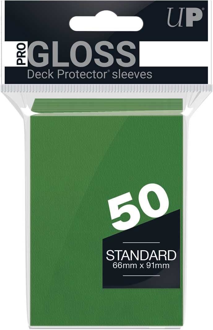 Ultra PRO Standard Deck Protectors 50ct - Green for Trading Cards