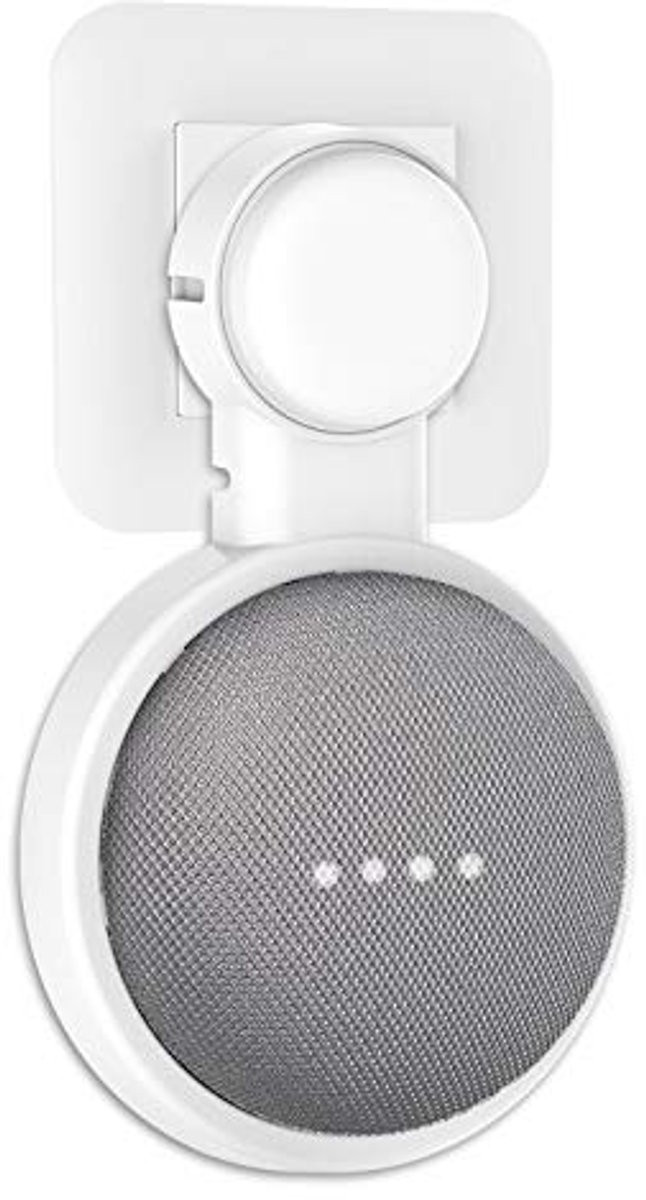 Wandhouder met kabelmanagement voor Google Nest Mini en Home Mini