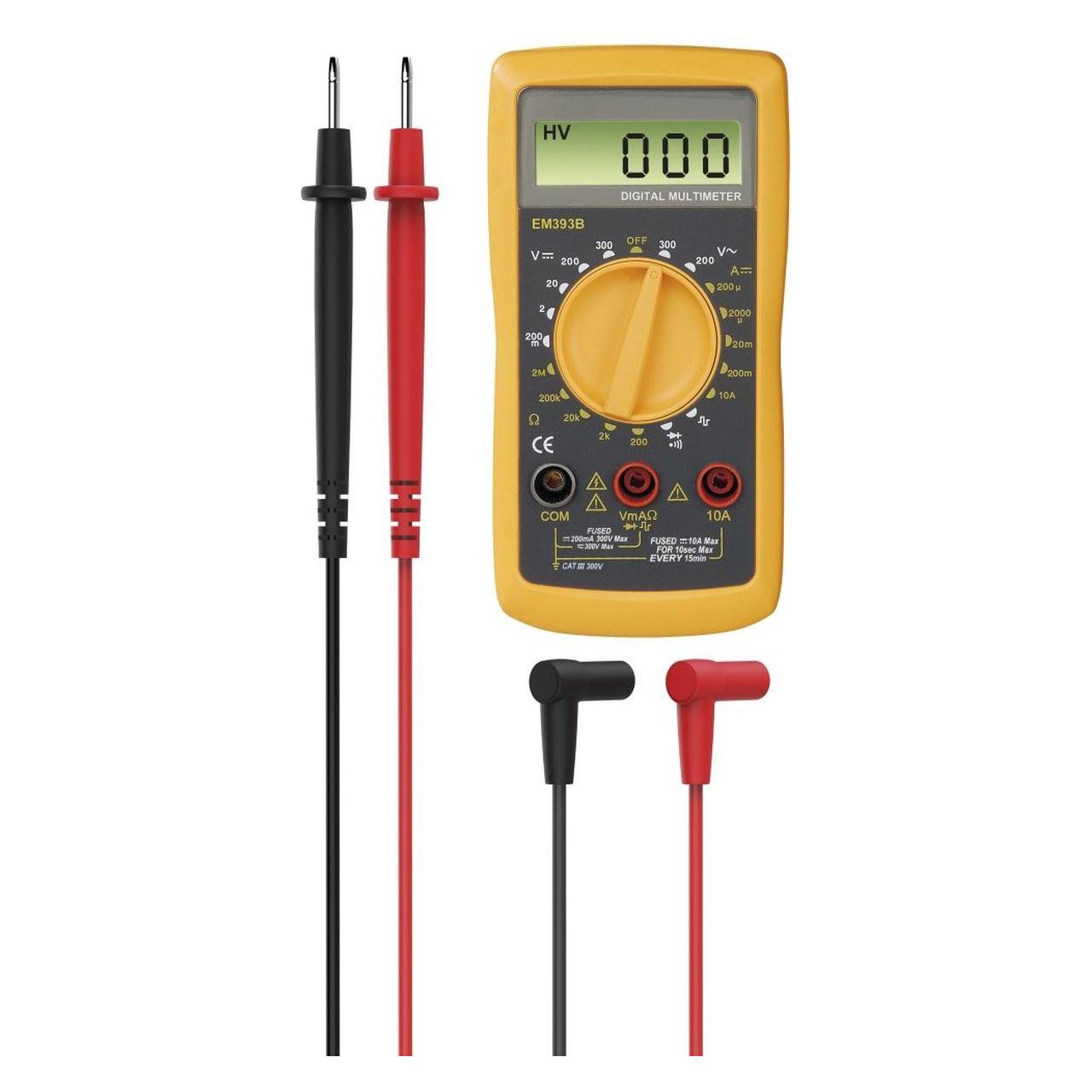 Hama Digitalmultimeter, CAT III, 300V (CAT III 300V, Hand-Multimeter) (00223565)