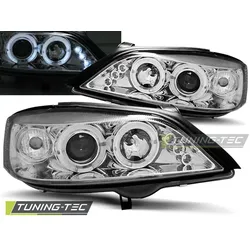 Scheinwerfer OPEL ASTRA G 02.98-02.04 Angel Eyes Chrom passend für