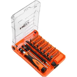 Topex, Bits, Precision screwdriver bits with handle 45 pcs.