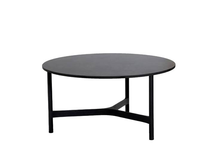 Cane-line Twist Couchtisch groß Ø90 cm Dark Grey-Lava Grey