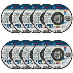 BOSCH 10er-Pack Trennscheiben »PRO Stainless Steel and Metal X-Lock« 11.5 cm silber