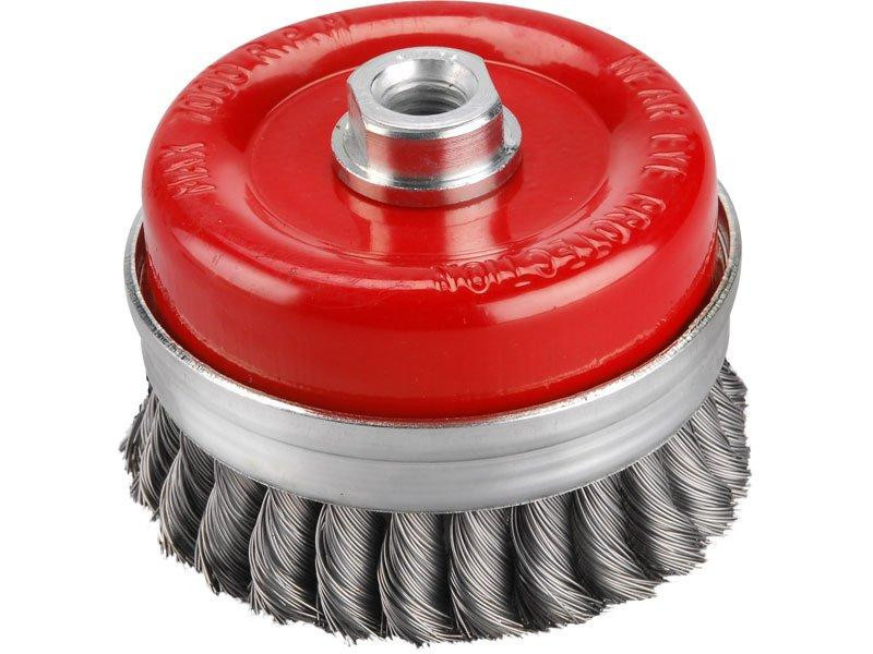 Extol Craft Roterende borstel 17010 met gegolfde draad S 0-5 mm M14x2 mm, 100 mm