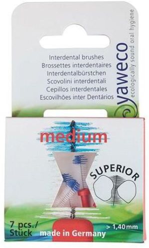 Yaweco Cepillo Interdental Medio 7 Unidades de 1,40 mm