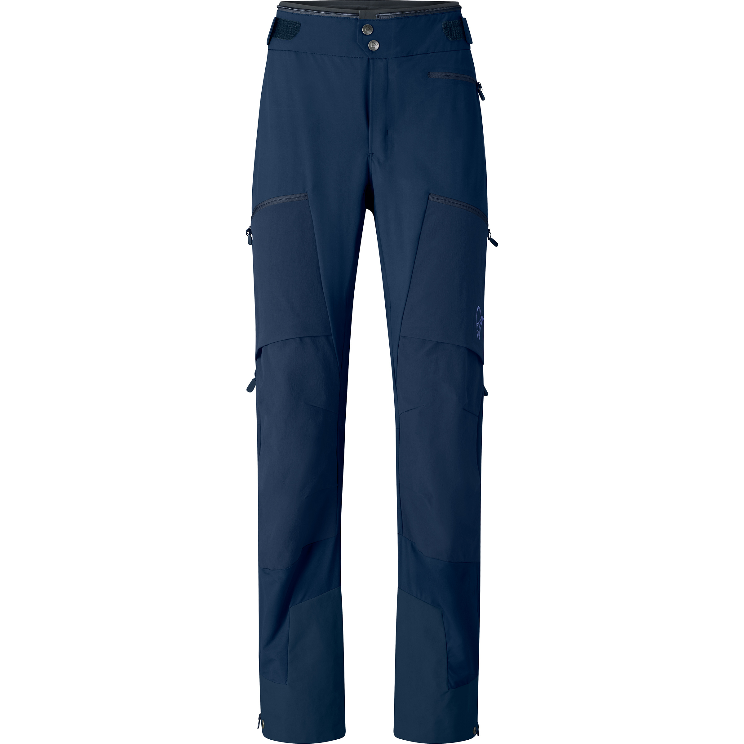 Norrona Lyngen Flex1 Light Hose Damen Softshellhose blau Größe L Trekking Widerstandsfähig Wasserabweisend