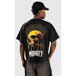 Any Means Necessary Morality Cropped T-Shirt limo black Gr. XL