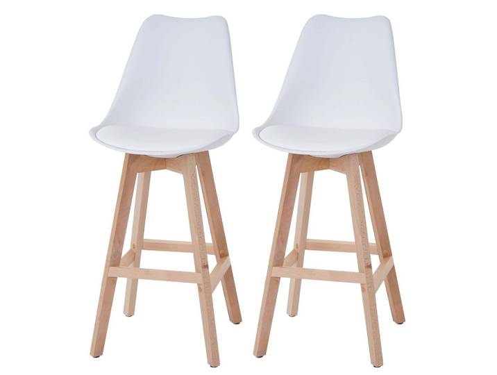 BARHOCKER Weiß 2er-Set