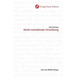 Nicht mendelnde Vererbung, Fachbücher von Carl Correns