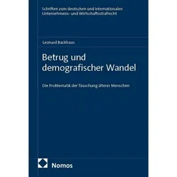Betrug und demografischer Wandel, Fachbücher von Leonard Backhaus