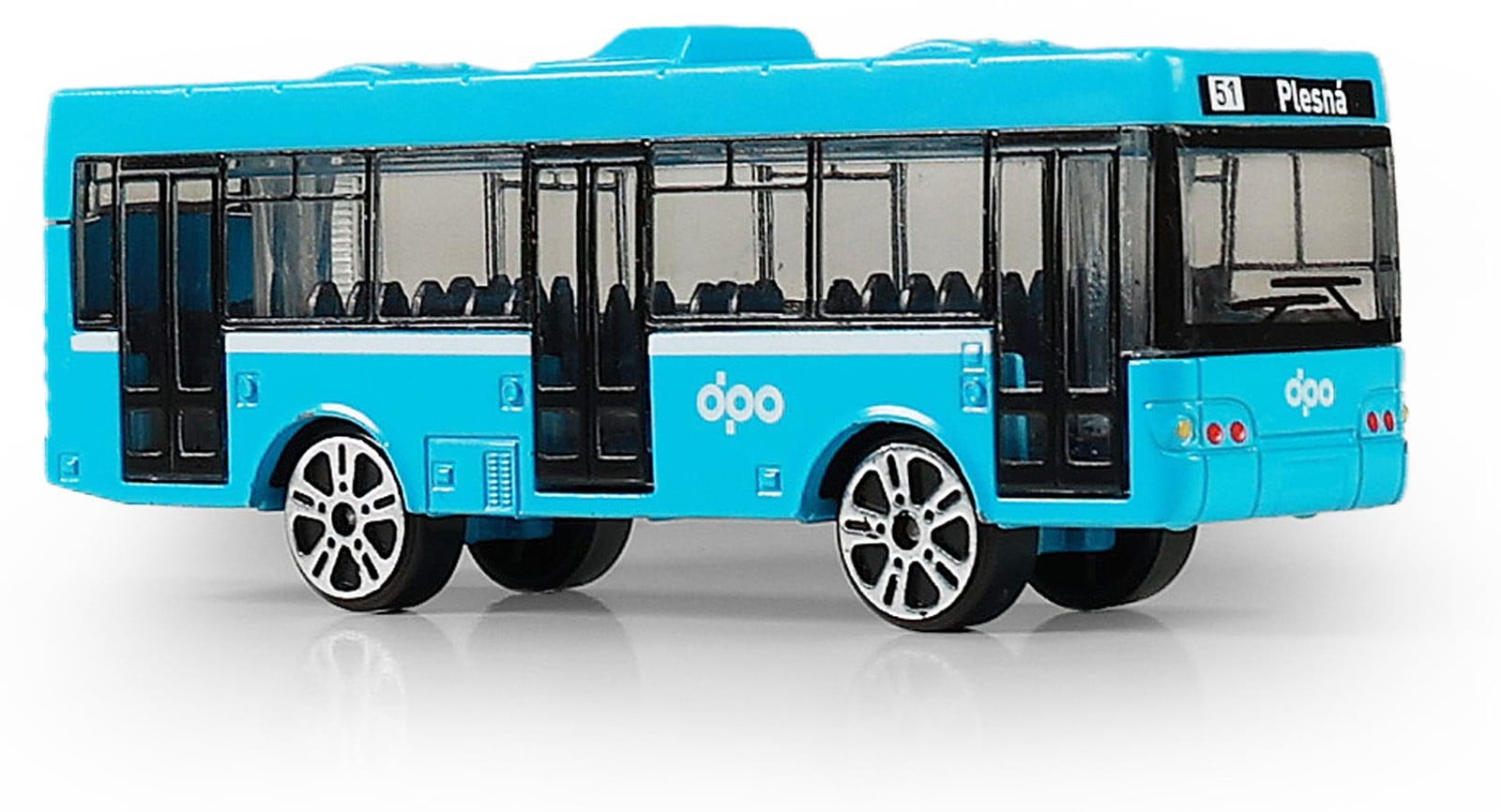 RAPPA Metalen Bus Dpo Ostrava Blauw 8 cm