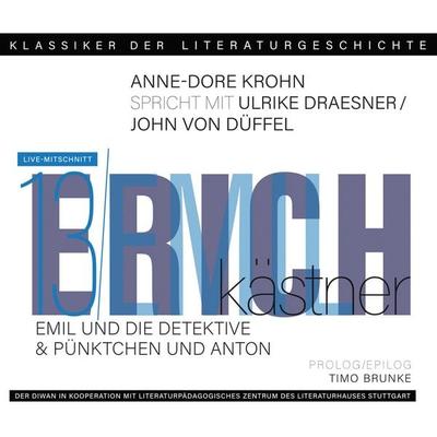 Ein Gespräch über Erich E. Kästner – Pünktchen und Anton und Emil und die Detektive - Erich Emil Kästner, CD, 9783949840487