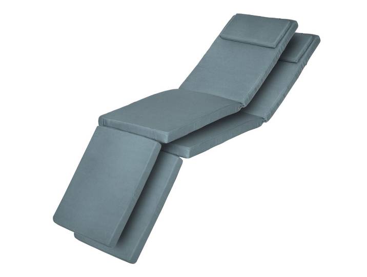DECKCHAIRAUFLAGE Loftlux DC 175x45x5cm Taubenblau (2tlg)
