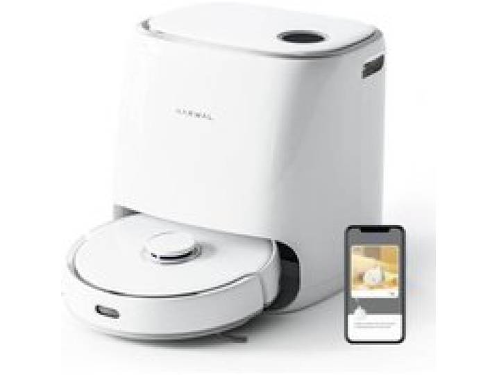 NARWAL Aspirateur Robot Laveur Freo Lavage Séchage Ultra Propre avec Technologie DirtSense Ajout Automatique de Détergent Écran