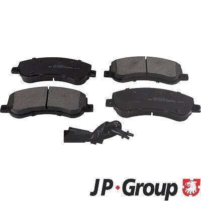 Jp Group Bremsbelagsatz Vorderachse Heckantrieb [Hersteller-Nr. 1563600210] für Ford