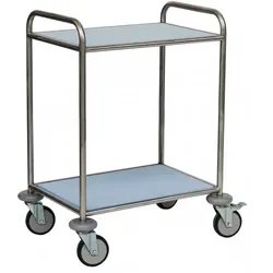 Novocal SEM3-86 Mehrzweckwagen 3 Böden Etagenwagen Mehrzweckwagen grau, 3 Fachböden, 800x600 mm