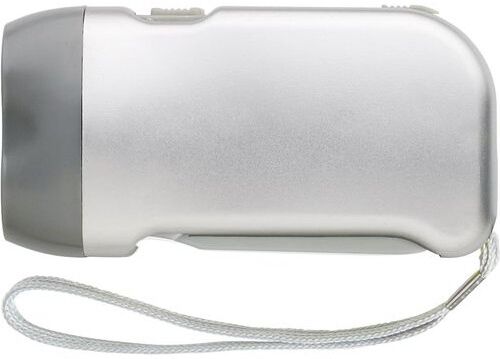 Lampe torche de poche publicitaire nylon plastique ABS argenté