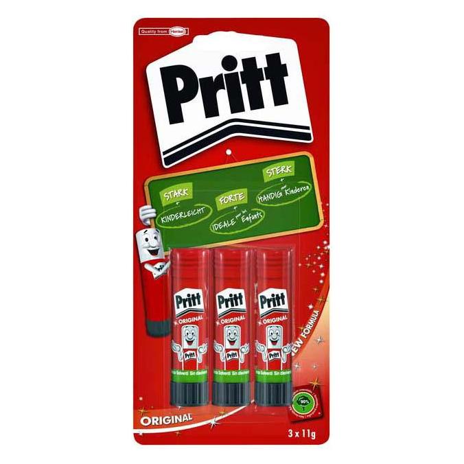 Quantore Klebestift Pritt Stick Original, 3 Stk. (71 g, 3x) (1456078)