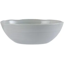 IB Laursen Steingut-Schale Grey Waves, Meeresgrau - Ø 16,5 cm