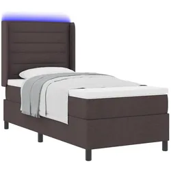 vidaXL, Boxspringbett, Alexandria (Linien-Design) (90 x 190 cm)
