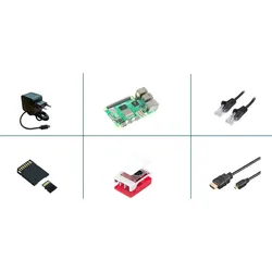 Raspberry Pi PI5 - 08GB - FULL KIT - Weiss / Rot