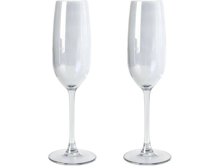 Champagnergläser-Set Xmas grau Glas H 23 cm 200 ml - Champagnergläser-Set